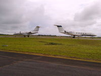 N747JX @ GLRB - BOTH N747JX and N748JX PARKED IN LIBERIA - by NOKIA X2