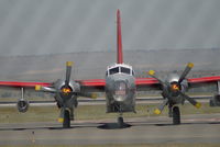 N445NA @ BIL - Lockheed P2 fighting the Ash Creek fire approx. 100 miles SW of KBIL - by Daniel Ihde