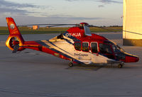 OY-HJA @ EGSH - Sat on stand at SaxonAir in the last sun light of the day.