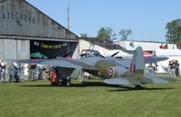 F-PMOZ @ LFFQ - RRAA Mosquito 3/4-scale replica at the Meeting Aerien 2012, La-Ferte-Alais - by Ingo Warnecke