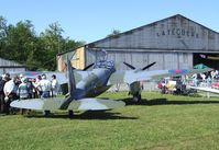 F-PMOZ @ LFFQ - RRAA Mosquito 3/4-scale replica at the Meeting Aerien 2012, La-Ferte-Alais - by Ingo Warnecke