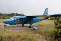8R-GRB @ KAI - Britten-Norman Islander 8R-GRB, at Kaieteur Airport in Guyana, June 2012 - by Stephen Codrington