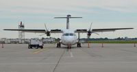 N812FX @ BUF - A nose view of  N812FX shot at KBUF. - by aeroplanepics0112