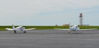 N4964S @ BUF - N4964S (c/n 28R-35684) registered to Air Fair Corp of Hamburg, New York and N25DZ (c/n 1783) registered to Cigar Army One Inc of Tampa, Florida seen at KBUF. - by aeroplanepics0112