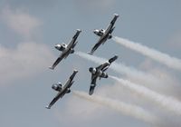 N135EM @ LAL - Black Diamond Jet Team - by Florida Metal