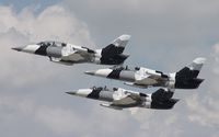 N136EM @ LAL - Black Diamond Jet Team - by Florida Metal