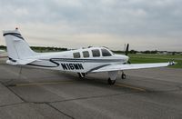 N16MN @ KAXN - Raytheon G36 Bonanza on the line. - by Kreg Anderson