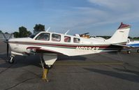 N6024Z @ KAXN - Beech A36 Bonanza on the line. - by Kreg Anderson