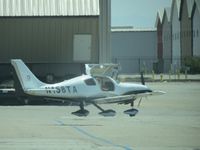 N158TA @ CNO - Taxiing to the runway preparing to lower canopy - by Helicopterfriend