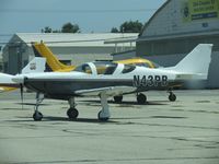 N43PB @ CNO - Parked in the northwest area - by Helicopterfriend