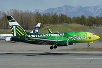 N607AS @ PANC - Alaska Airlines Boeing 737-700