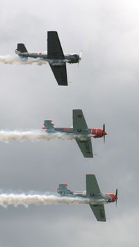 G-GYAK @ EGSU - 5. G-GYAK at another excellent Flying Legends Air Show (July 2012.) - by Eric.Fishwick