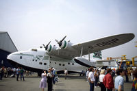 F-OBIP @ LFPB - Short Sandringham parked outside the Musée de l'Air et de l'Espace during the 1983 Salon at le Bourget, Paris. - by Henk van Capelle
