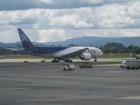 N772LA @ SKBO - LAN Cargo 777F at El Dorado International Airport in Bogota, Colombia - by Sam Thomas