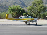 N7848R @ SZP - 1968 Beech V35A BONANZA, Continental IO-550 300 Hp upgrade, takeoff roll Rwy 22 - by Doug Robertson