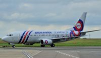 JY-JAD @ EGSH - Leaving spray at Air Livery heading for Amman. - by keithnewsome