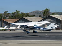 N6261S @ SZP - 1967 Cessna 150G, Continental O-200 100 Hp, landing Rwy 22 - by Doug Robertson