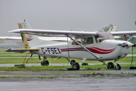 C-FSEX @ CYHU - Seen here on a wet day. - by Ray Barber