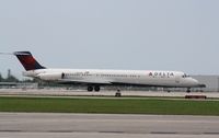 N937DL @ KPBI - MD-88 - by Mark Pasqualino
