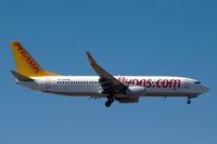 TC-AJP @ ESSA - Pegasus Airlines Boeing 737-800 about to land at Stockholm Arlanda airport. - by Henk van Capelle