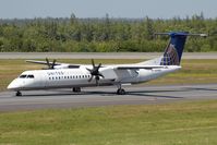 N188WQ @ CYHZ - United DHC 8-400 - by Andy Graf-VAP
