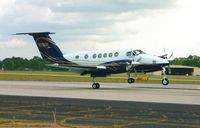 N5MK - Me landing my Kingair 200 strong crosswind - by William Norris