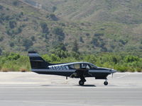 N4866W @ SZP - 1978 Rockwell COMMANDER 114, Lycoming IO-540-T4AD 260 Hp, landing roll Rwy 22 - by Doug Robertson