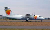 G-JEDZ @ EGGW - DHC-8Q-201B Dash 8 [547] (British European Airways) Luton~G 28/08/2003. Taxiing out for departure. - by Ray Barber