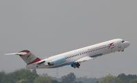 OE-LVC @ LOWW - Austrian Arrows Fokker 100 - by Thomas Ranner