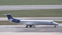 F-HBPE @ LOWW - Pan Europeene Air Service Embraer 145 - by Thomas Ranner