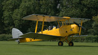 G-AOEI @ EGTH - 3. G-AOEI taxiing to runway at Shuttleworth (Old Warden) Aerodrome.