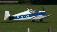 G-BAAW @ EGTH - 2. G-BAAW taxiing to runway at Shuttleworth (Old Warden) Aerodrome.