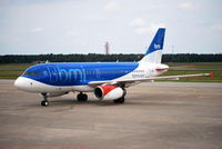 G-DBCA @ EDDT - BMI Airbus A319-131 arriving at Gate 5, Terminal A, Berlin Tegel. - by moxy