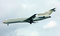5A-DIC @ EGLL - Boeing 727-2L5 [21052] (Libyan Arab Airlines) Heathrow~G 23/05/1978.On finals . Taken from a slide.
