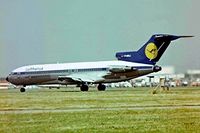D-ABKJ @ EGLL - Boeing 727-230 [20918] (Lufthansa) Heathrow~G 01/07/1977. Taken from a slide in 1977