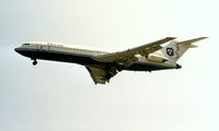 F-GGGR @ LGAT - Boeing 727-2H3 [20822] (Belair) Athens~SX 05/04/1998. Seen on approach Athens-Hellinikon~SX