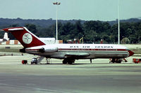 G-BAJW @ EGKK - Boeing 727-46 [18878] (Dan-Air London) Gatwick~G 01/07/1974. Image taken from a slide.