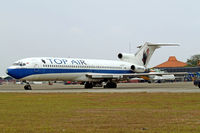 PK-BPT @ WIII - Boeing 727-227 [20736] (Top Air) Jakarta-Soekarno Hatta Int ~PK 26/10/2006. Seen in store here. Now broken up.