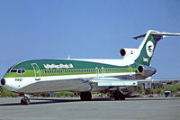 YI-AGL @ EKCH - Boeing 727-270 [21198] (Iraqi Airways) Kastrup~OY 07/06/1982. Seen here. Taken from a slide.