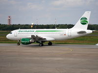 D-ASTX @ EDDT - Airbus A319-112 at Berlin Tegel. - by moxy
