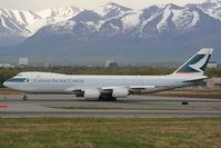 B-LJG @ PANC - Cathay Pacific Boeing 747-8
