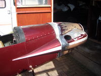 G-AWIR - some of the last pictures of Midget Mustang G-AWIR. before being sold and removed from his home workshop. Ken Snr (my Farther ) was sorry to see it go but with his detoriating health was not able to to complete the rebuild he had planned
