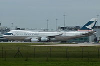 B-HUP @ EGCC - Cathay Pacific - by Chris Hall