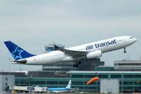 C-GGTS @ EGCC - Air Transat - by Chris Hall