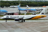 G-OZBT @ EGCC - Monarch - by Chris Hall