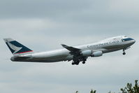B-HUP @ EGCC - Cathay Pacific - by Chris Hall