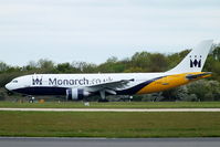 G-MONR @ EGCC - Monarch - by Chris Hall