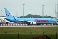 G-FDZX @ EGCC - Thomson - by Chris Hall