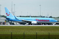 G-TAWB @ EGCC - Thomson - by Chris Hall