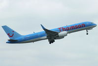 G-BYAX @ EGCC - Thomson - by Chris Hall